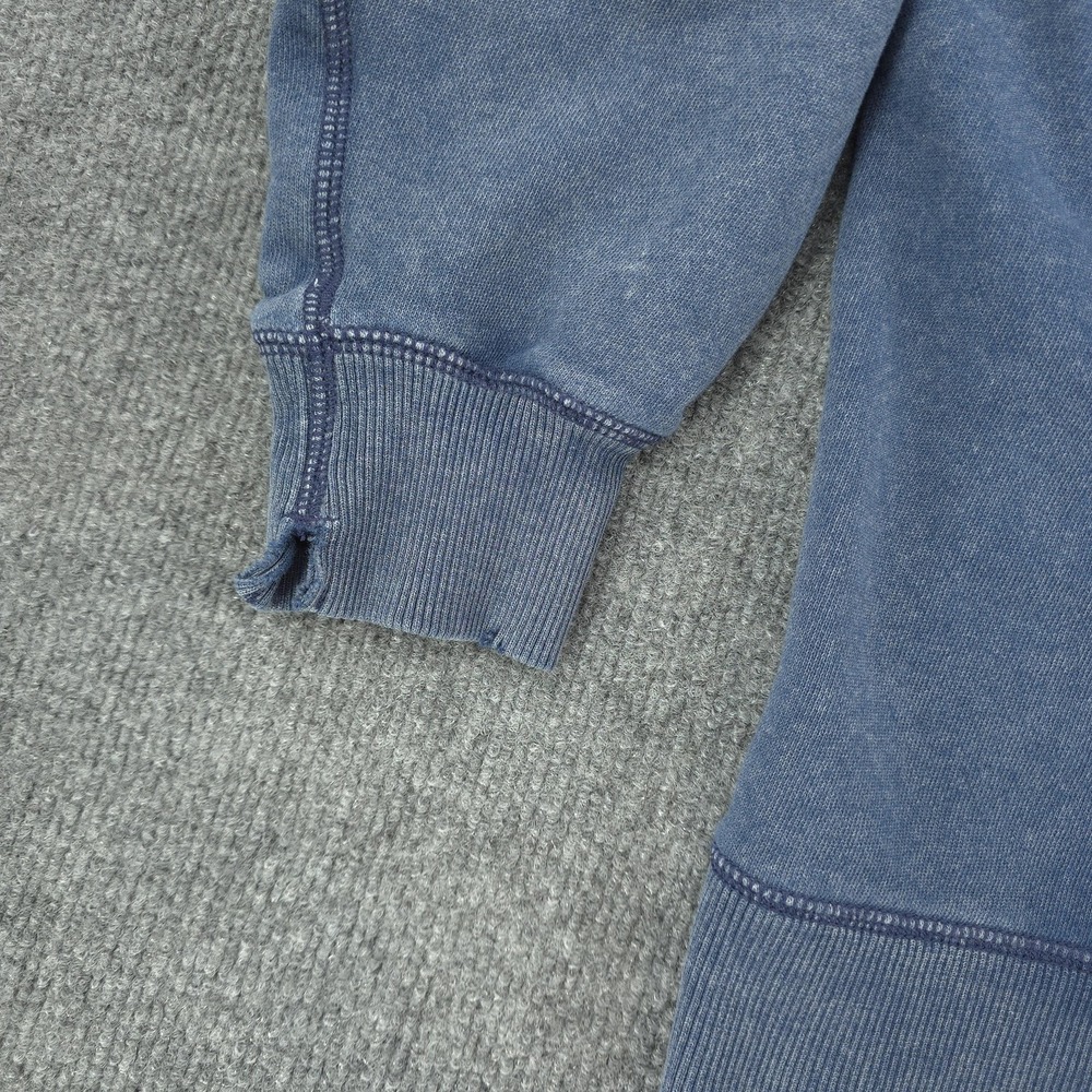 Aerie Pullover Sweatshirt Womens M Blue V Neck Oversized Casual Cozy Lounge Top - Picture 11 of 16